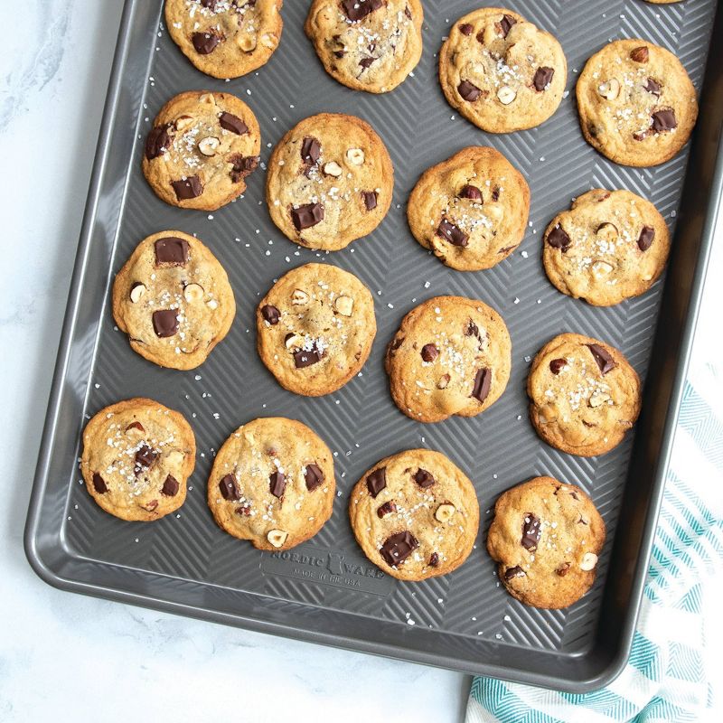 Nordic Ware 21"x15" Aluminum Nonstick Naturals Jumbo Textured Cookie Sheet