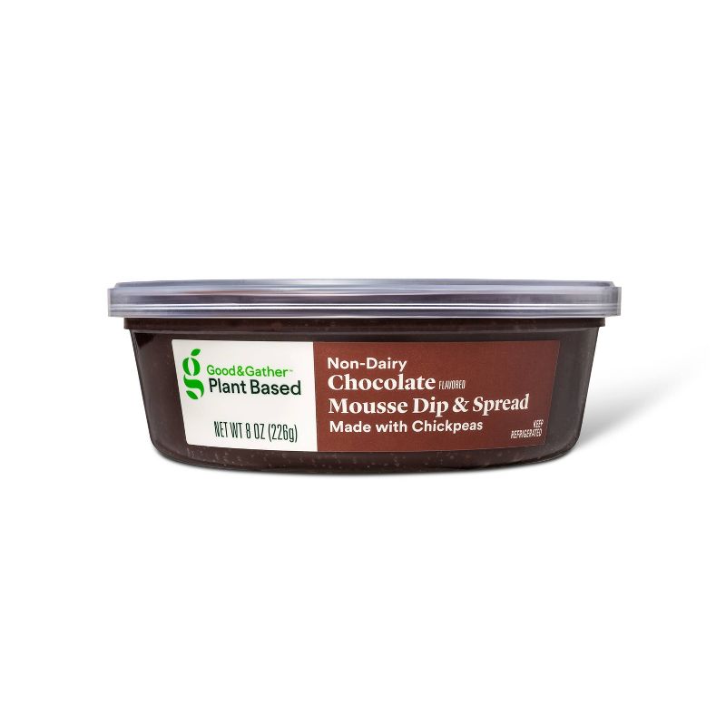 Chocolate Flavored Mousse Plant Based Dip + Spread - 8oz - Good & Gather™