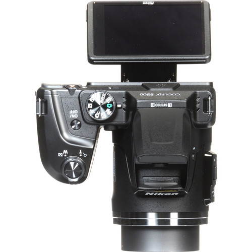 Nikon Coolpix B500 16MP Digital Camera with Extra Batteries + Accessories -Black