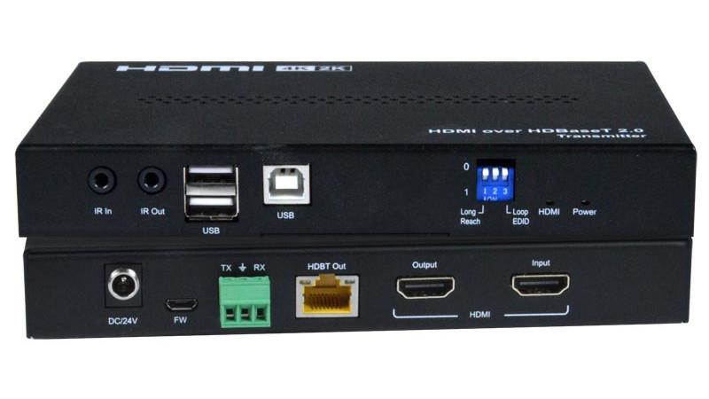 NTI ST-C6USB4K18GB-HDBT 4K 18Gbps HDMI USB KVM Extender over HDBase-T w/2-Yr Warranty