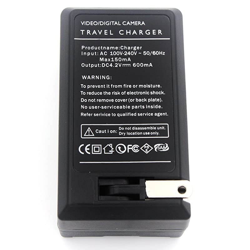 Battery Charger for Canon PowerShot SX530 HS SX610 HS SX710 HS SD1200 is SD1300 is S120 IXY 10S IXY 30S Digital Camera and More with Foldable Plug