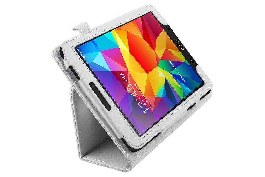 Hellfire Trading Magnetic PU Leather Case Cover for Samsung Galaxy Tab 4 8" T330 - Black