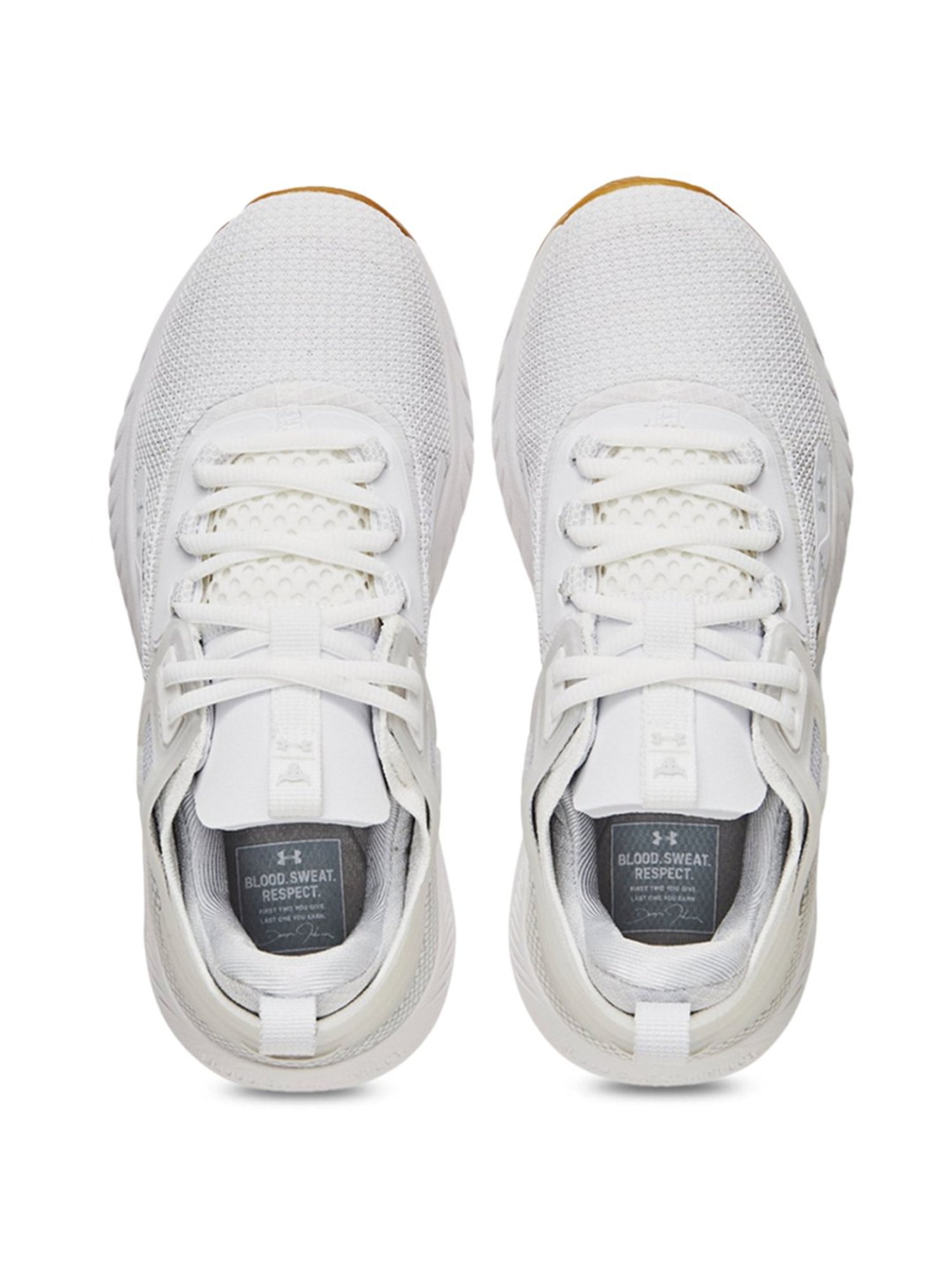 Under Armour Women's Project Rock 5 White Training Shoes