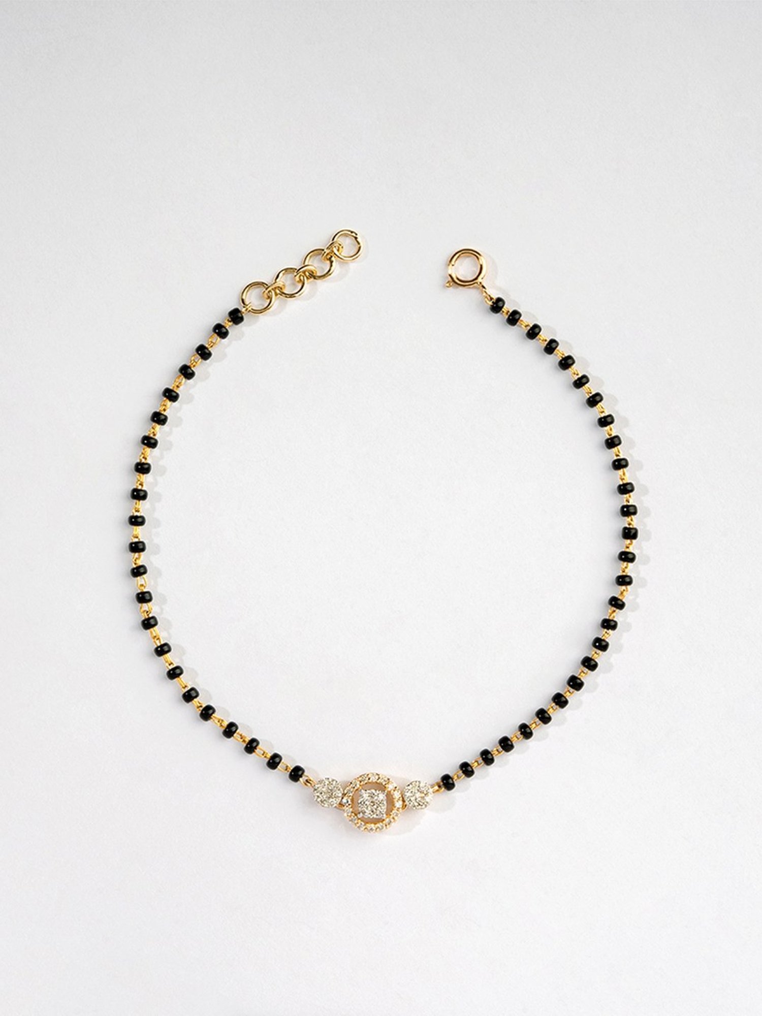 Mia by Tanishq Cupid Charm 14k Gold & Diamond Bracelet for Women