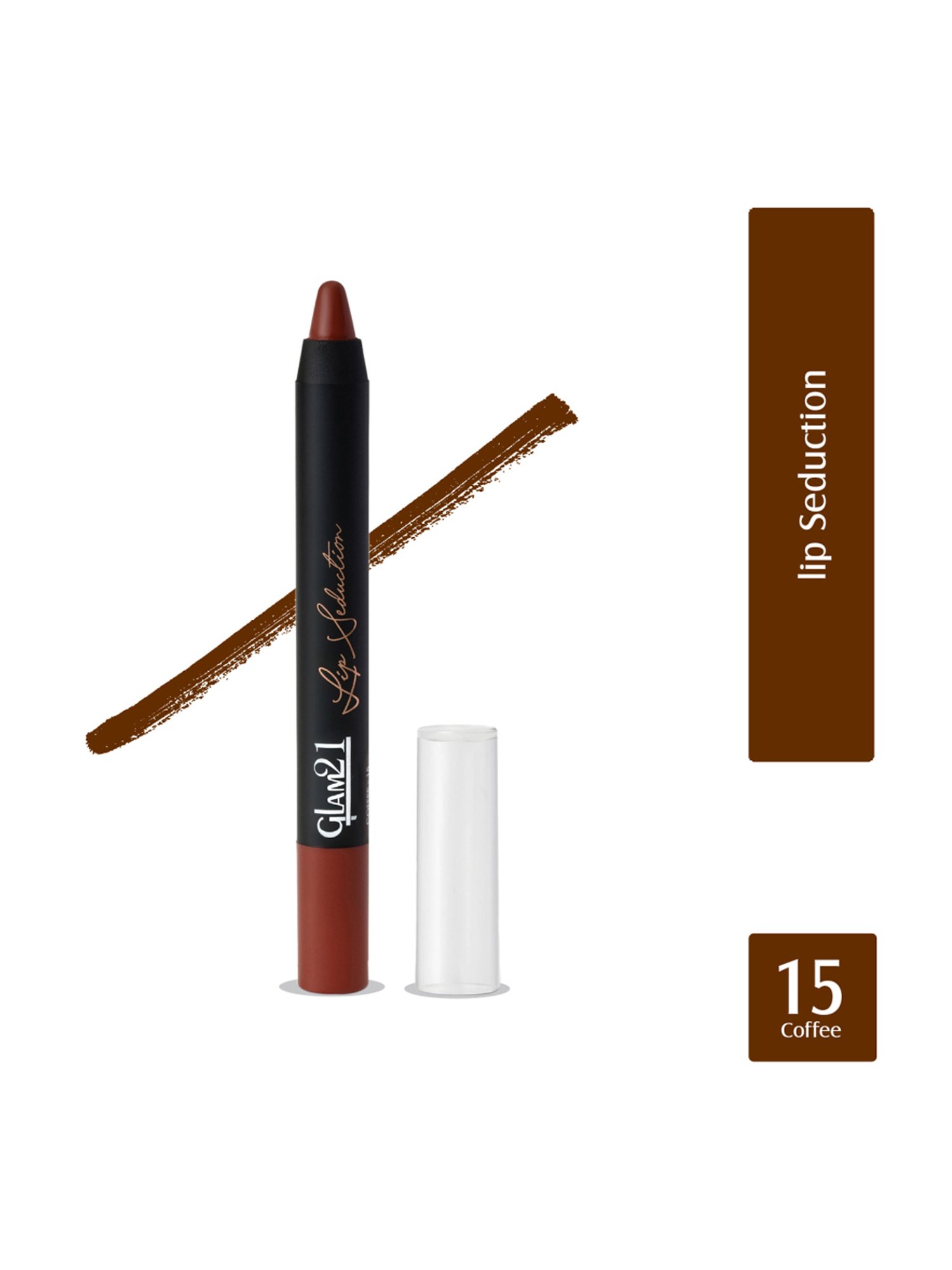Glam21 Lip Seduction Crayon Lipstick 15 Coffee - 2.8 gm