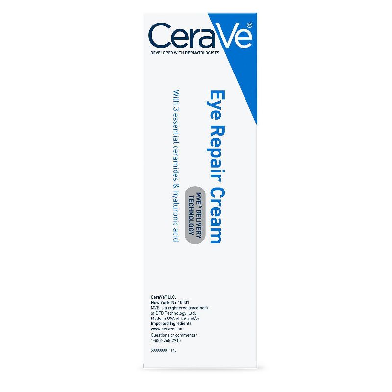 CeraVe Eye Repair Cream for Dark Circles and Puffiness - .5oz