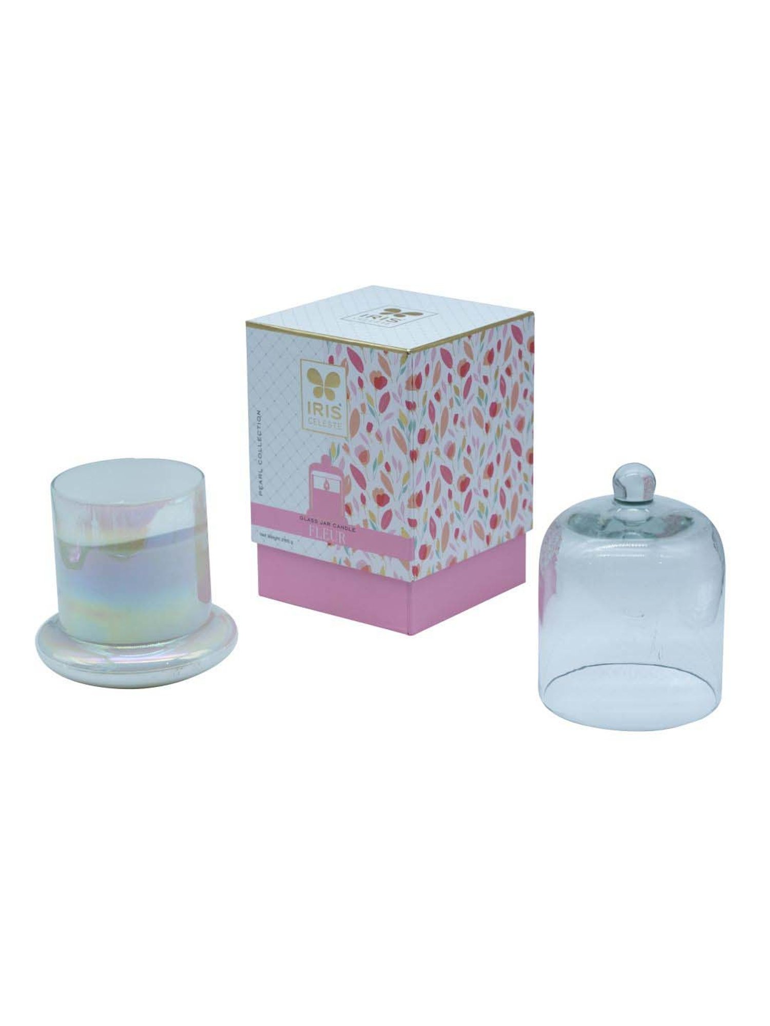 Lidded Glass Jar Crackling Wooden Wick Teak and Moss Candle - Nature's Wick