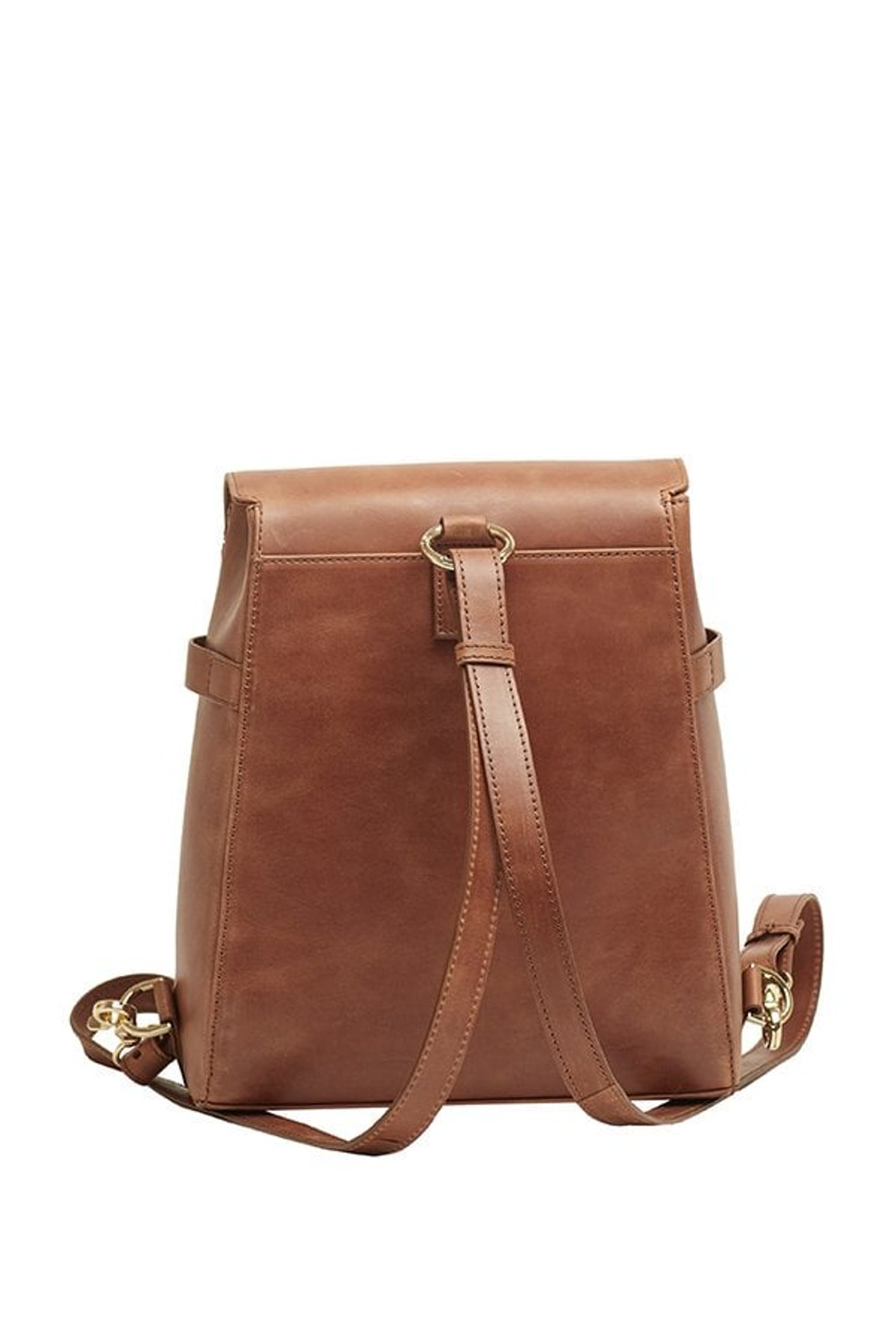 Tohl Tan Distressed Leather Backpack