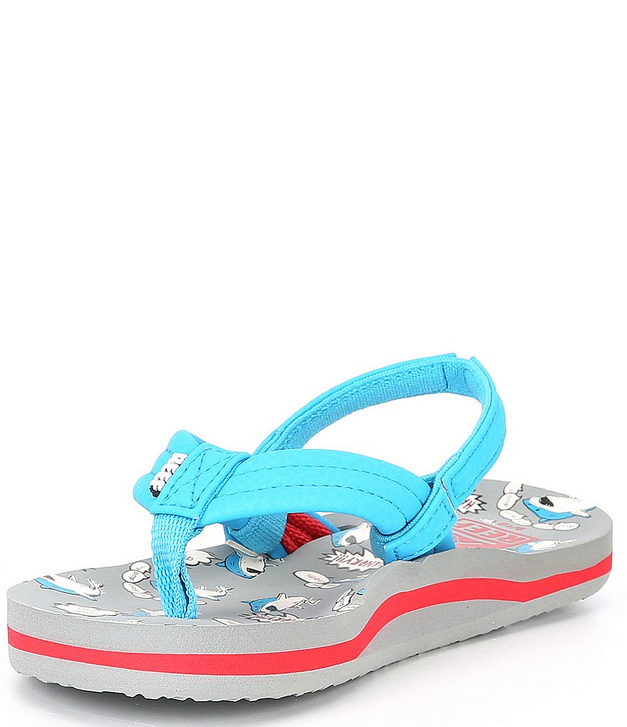 Reef Boys' Little Ahi Nom Nom Flip Flop (Infant)