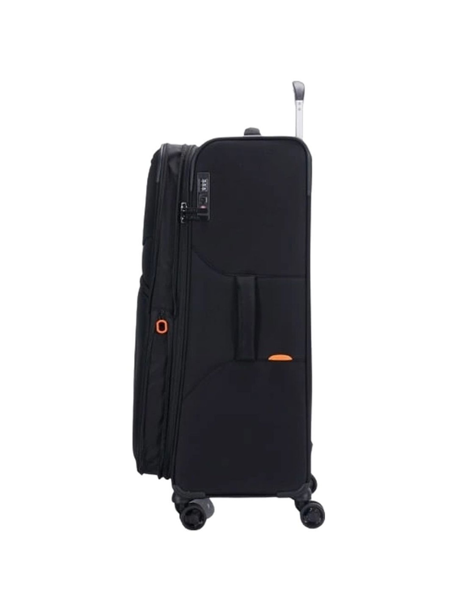 Jump Moorea 2 Black 8 Wheels Large Soft Cabin Trolley Bag