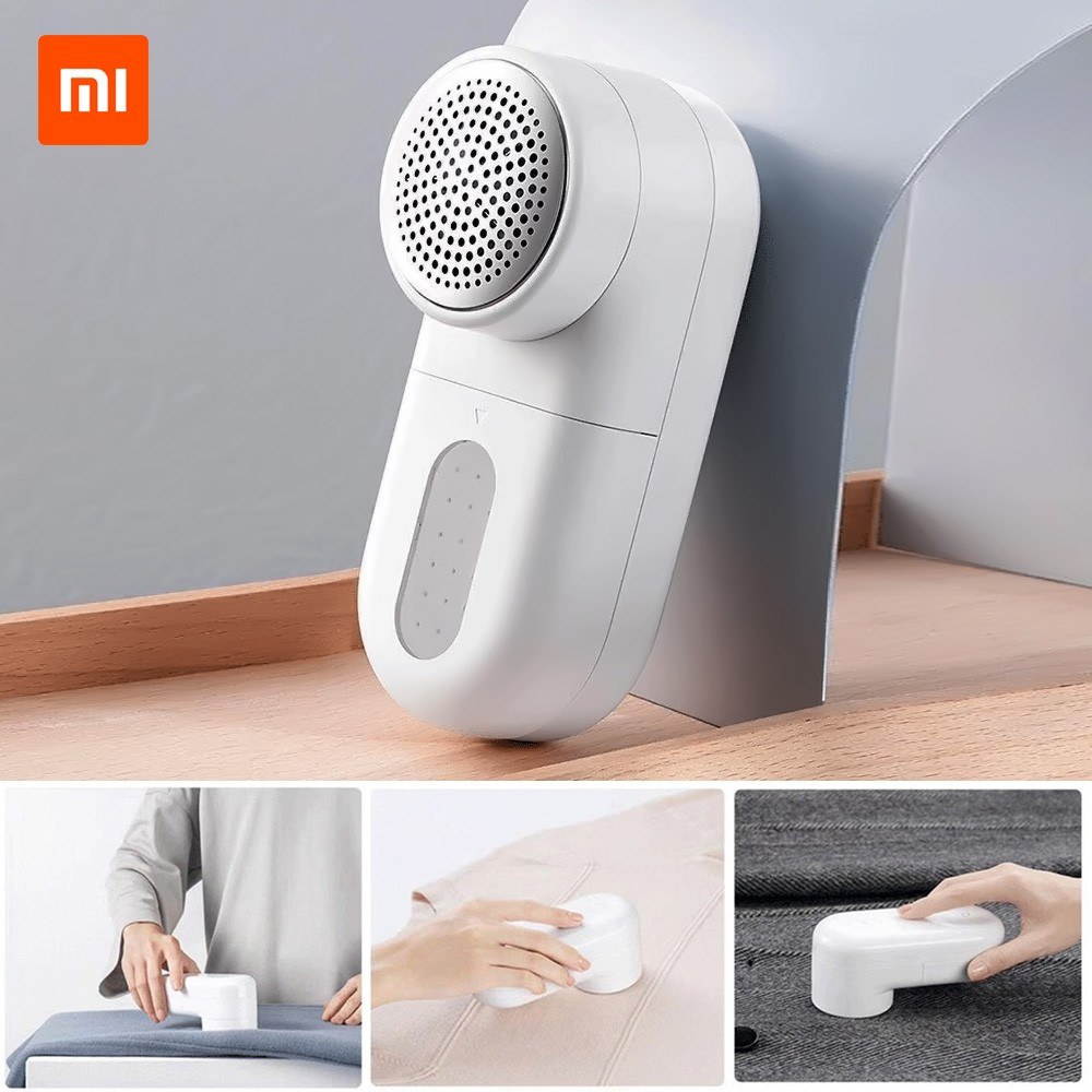 Xiaomi Mijia Lint Remover USB Charging 90min Endurance 0.35mm Knife Small Brush Cloth Protection Low Noise Cut Machine Fabrics Fuzz Shaver for Sweaters Curtains Carpets Clothing Lint Pellets