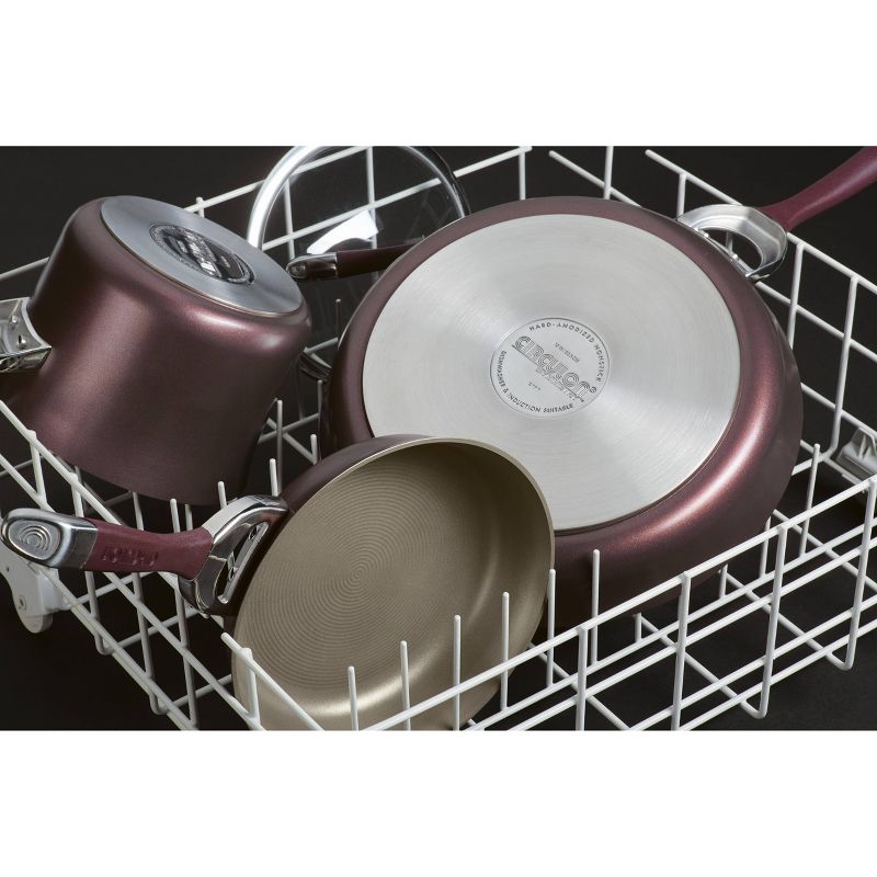 Circulon Symmetry 11pc  Hard Anodized Nonstick Cookware Set Merlot