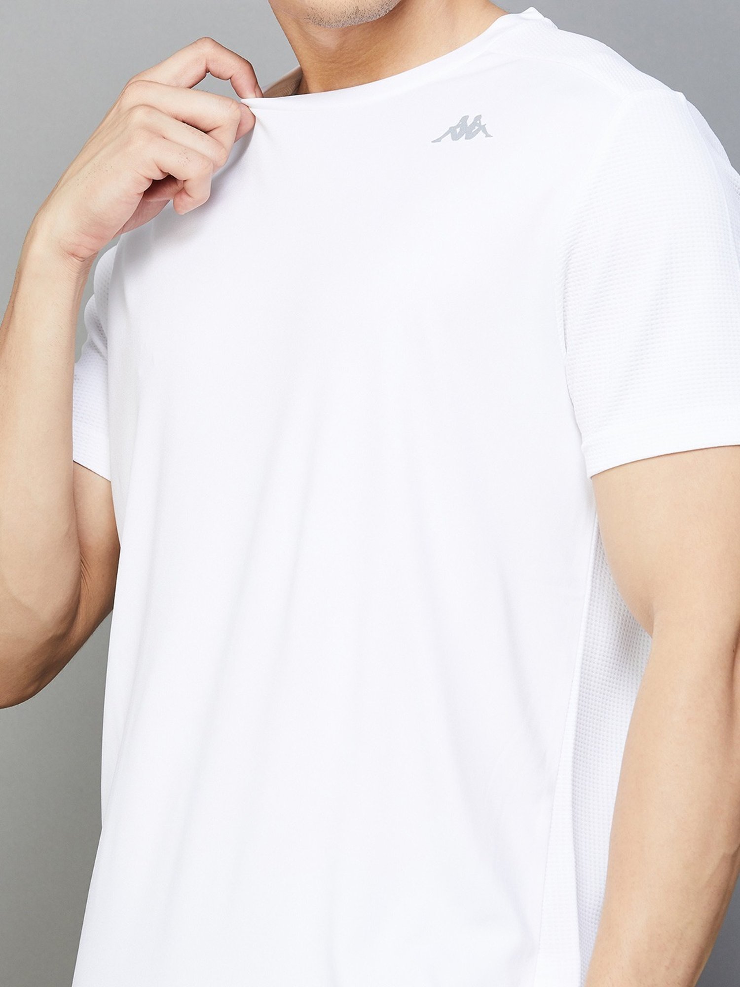 Kappa White Regular Fit T-Shirt