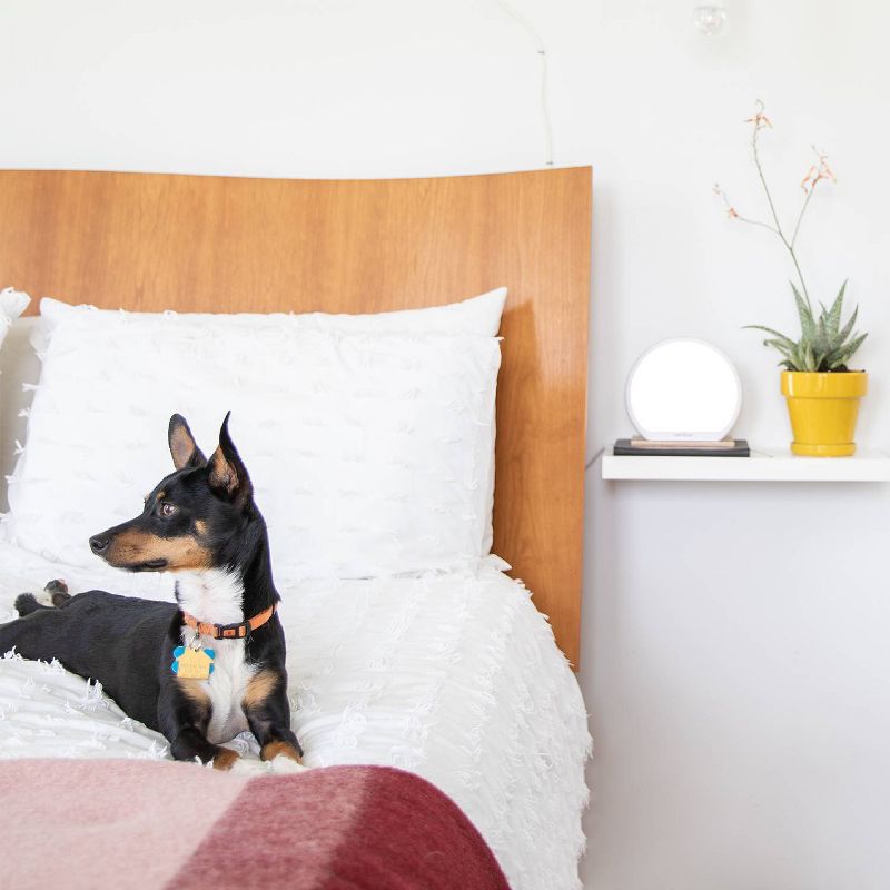 7.4" x 3.2" x 6.7" Happy Light Alba Novelty Table Lamp White - Verilux