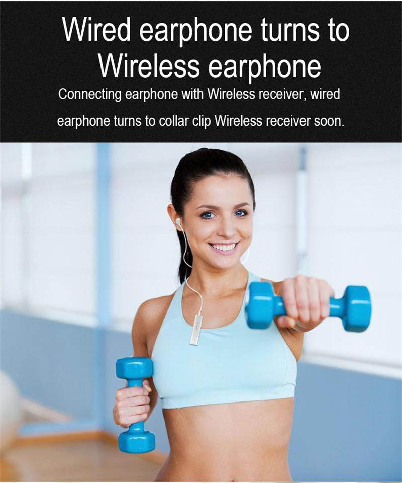 Newest Fineblue W688 Bluetooth Earphone Bluetooth 4.1 Universal Sport Wireless With Collar clip Sports Bluetooth Headset (Gold)