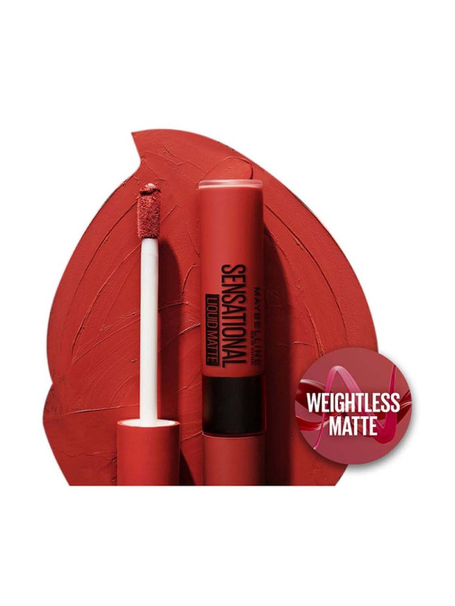 Maybelline New York Sensational Liquid Matte - More Than Red,7ml