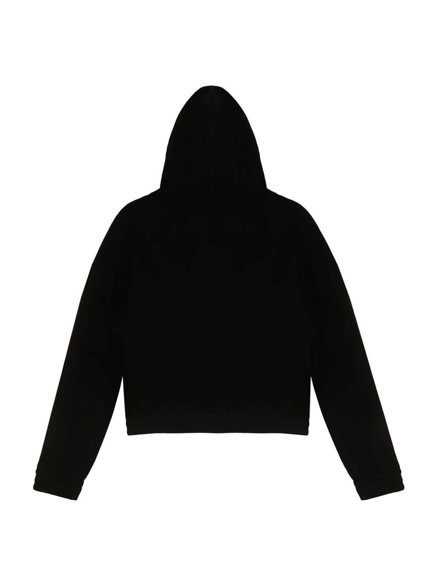 Lazy Shark Kids Black Printed Hoodie