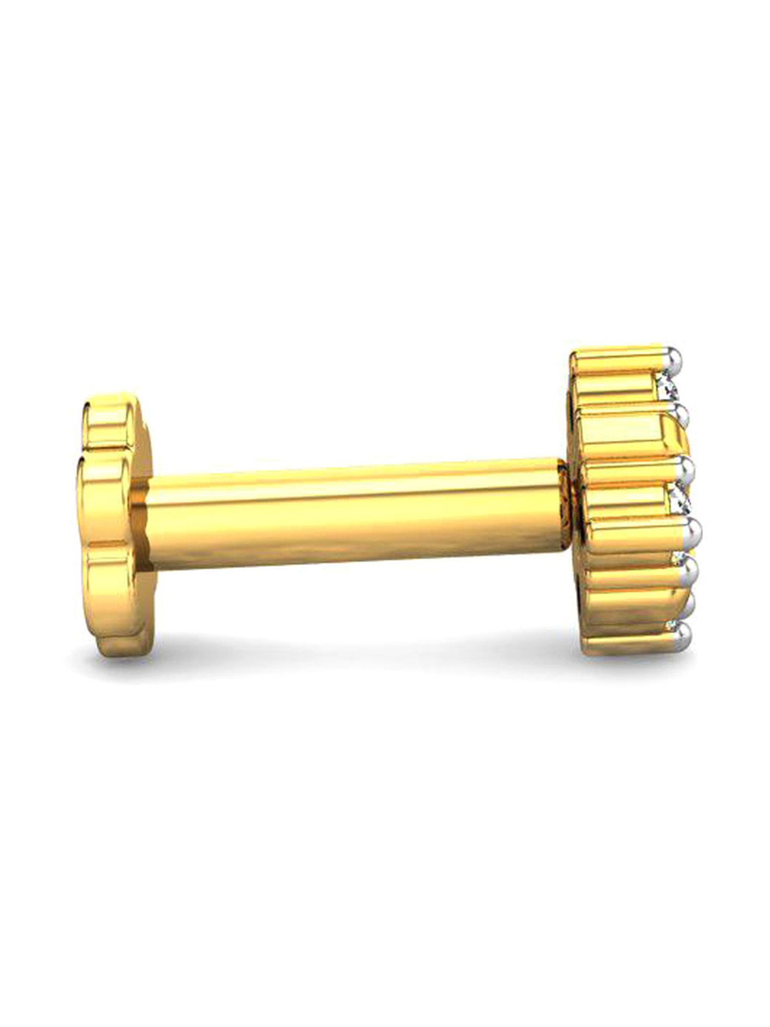 Candere by Kalyan Jewellers Sierra 18k Yellow Gold & Diamond Nosepin for Women