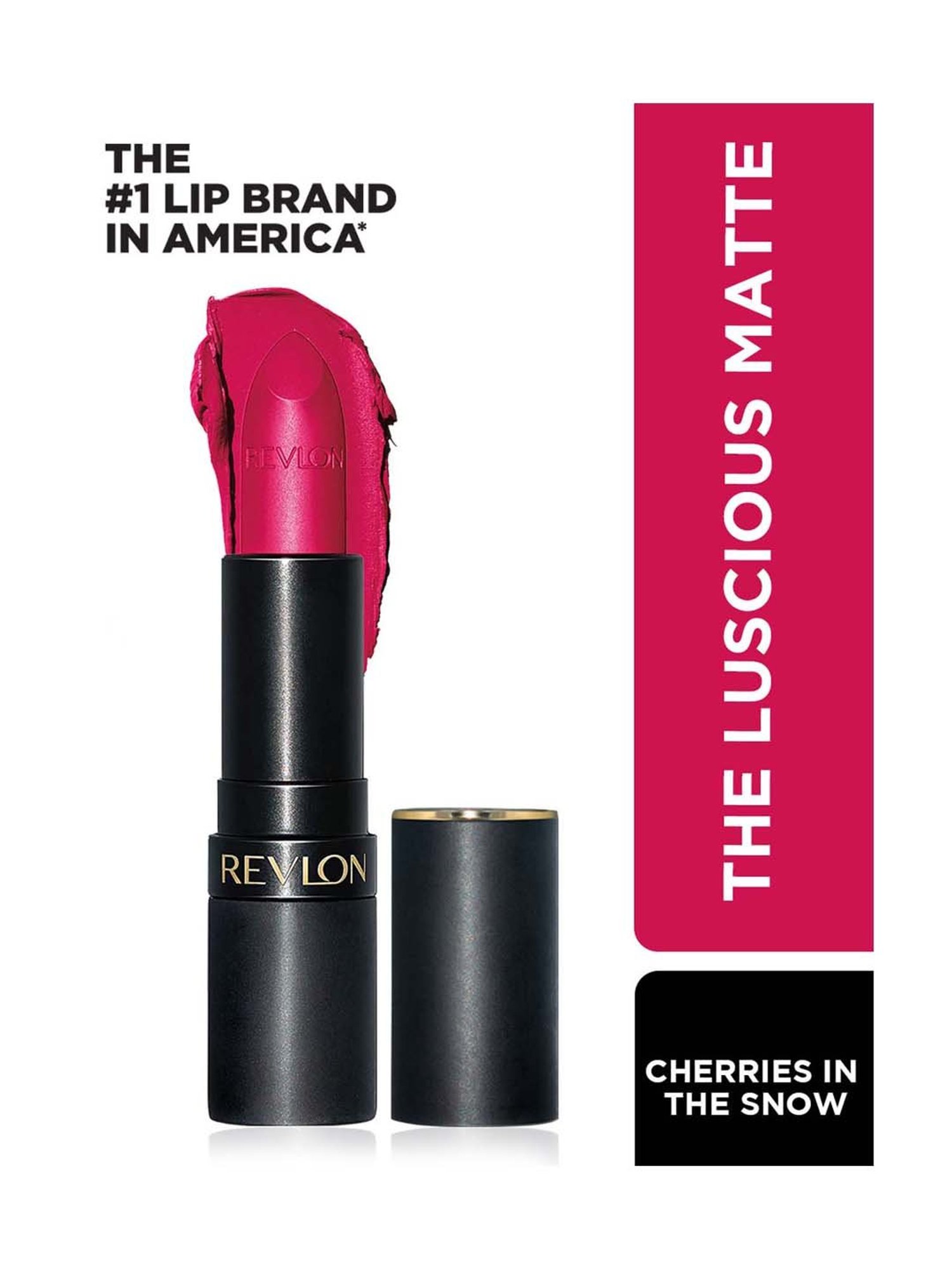 Revlon Super Lustrous The Luscious Matte Lipstick - Cherries In The Snow - 4.2 gm