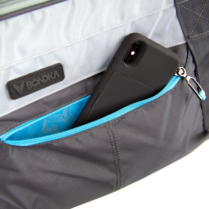 BONDKA 24" Duffel Bag - Gray/Black