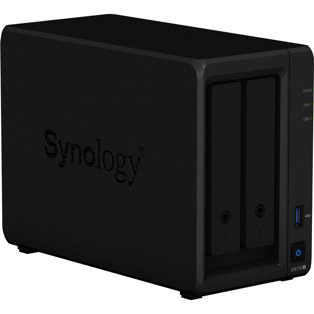 Synology DS720+ DiskStation with 2GB RAM and 24TB (2 x 12TB) of Seagate Ironwolf NAS Drives Fully Assembled and Tested By CustomTechSales