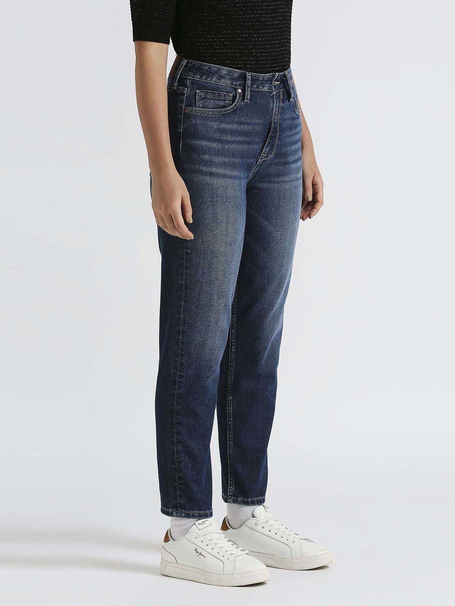 Pepe High Rise Jeans Blue High Rise Jeans