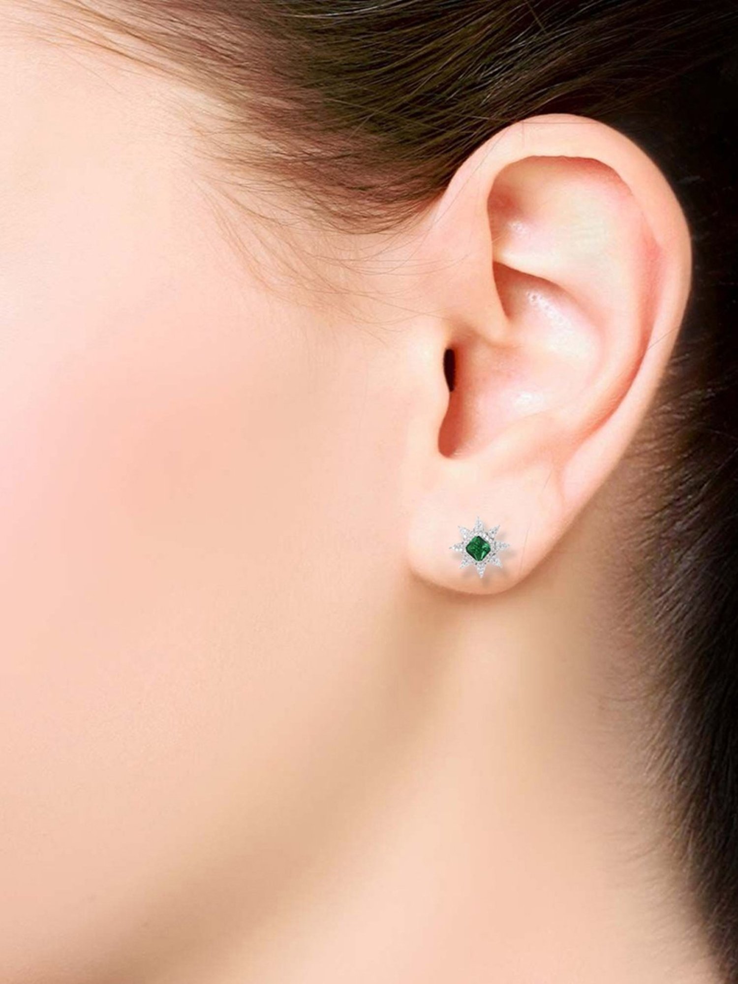 The Real Effect London 800 Silver Earrings for Women