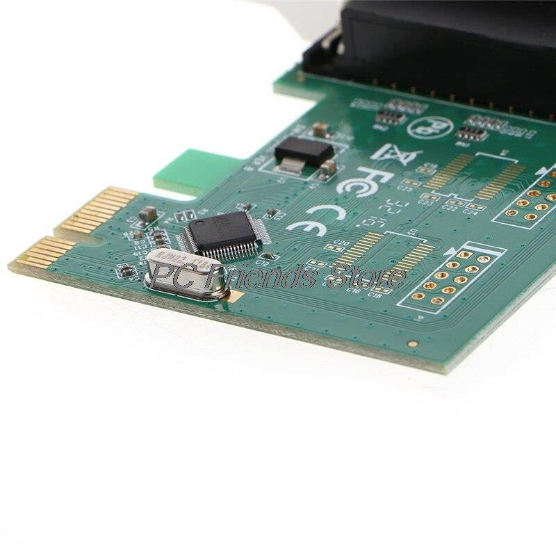 New Parallel Port DB25 25 Pin LPT Printer to PCI-E Express Card Converter Adapter 1pc-PC Friend