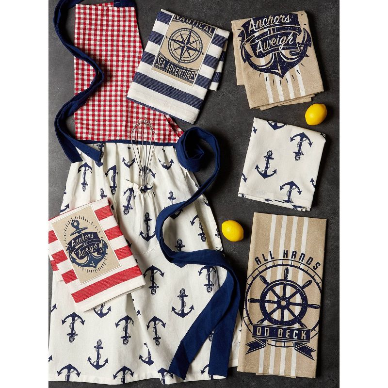 Gallerie II Skeleton Pattern Full Apron