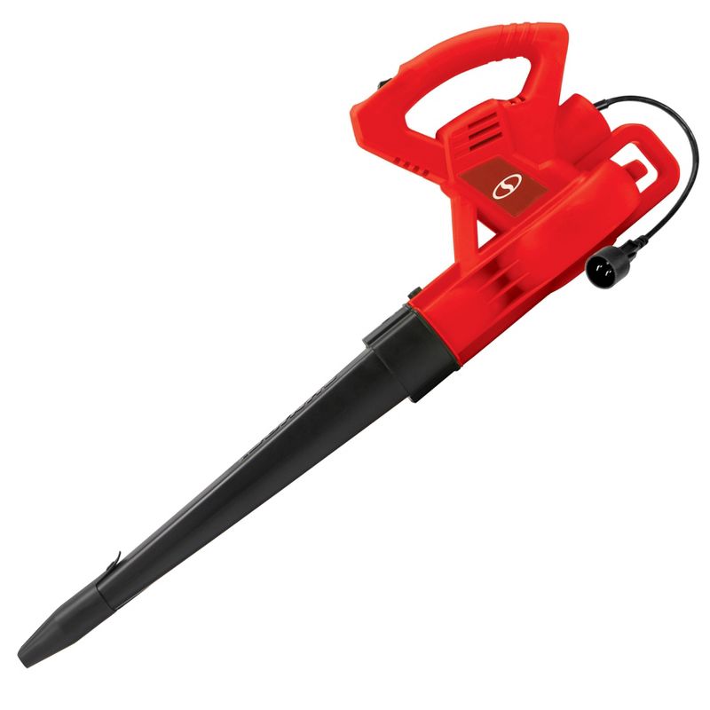 Sun Joe 215 MPH 10 Amp 2-Speed Electric Leaf Blower Red