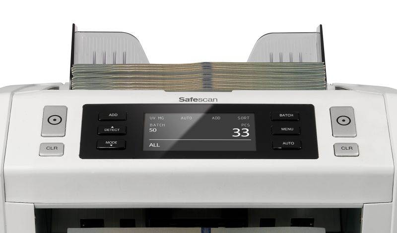 Safescan 2610 - High speed bill counter for sorted bills with 2 point detection