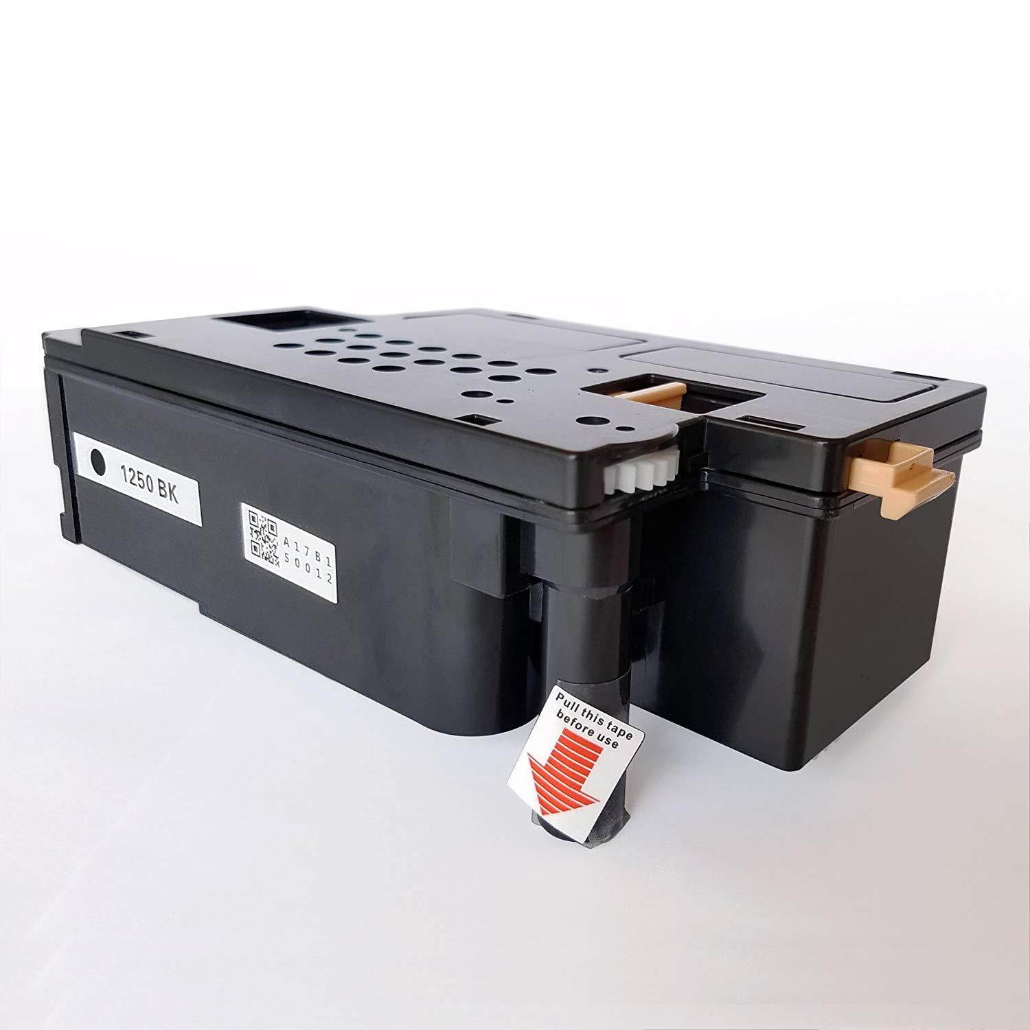 Limeink 2 Black Compatible High Yield Toner Cartridges Replacement for Dell 1250 Laser Printers 1250c 1350cnw 1355cn 1355w 1355cnw C1760nw C1765nf C1765nfw C1760