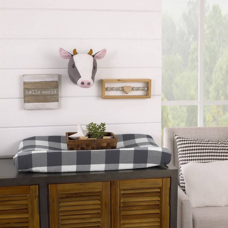 Little Love by NoJo Cow Plush Head Wall Decor