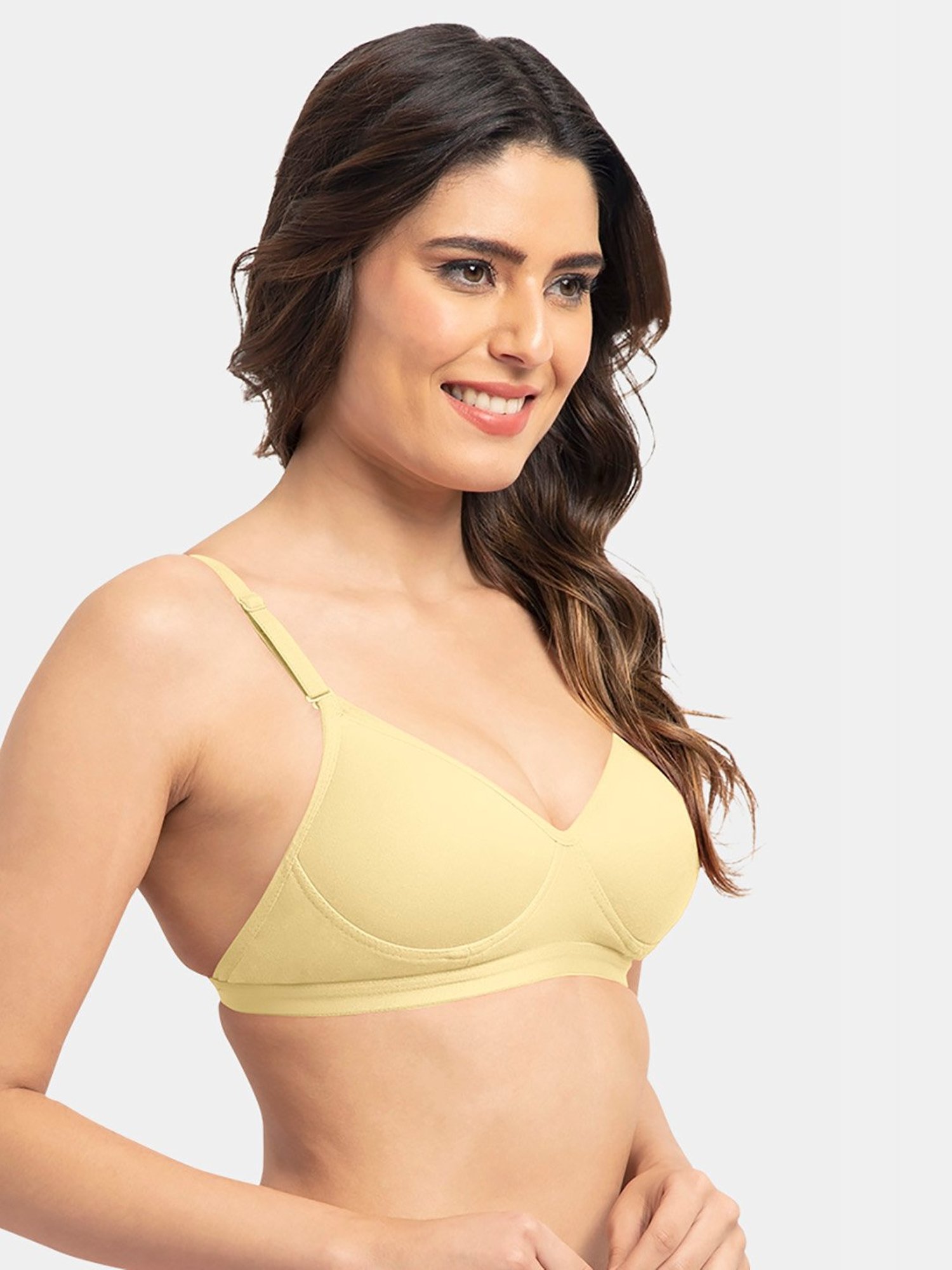 Tweens Beige Non Wired Padded T-Shirt Bra