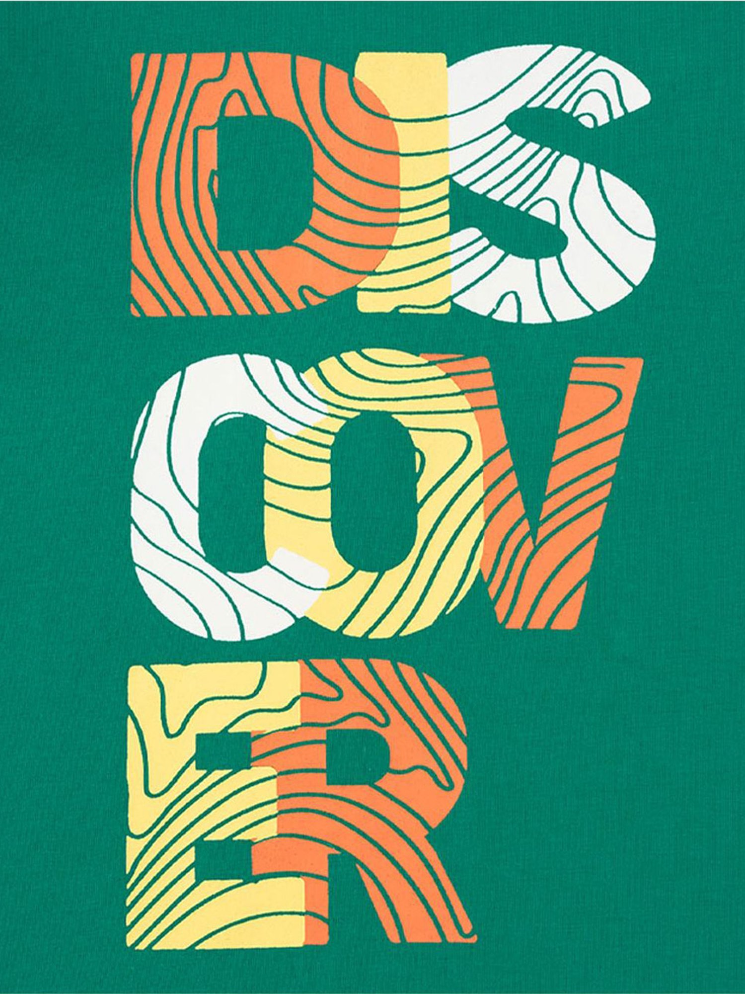 Edheads Kids Green Cotton Printed T-Shirt