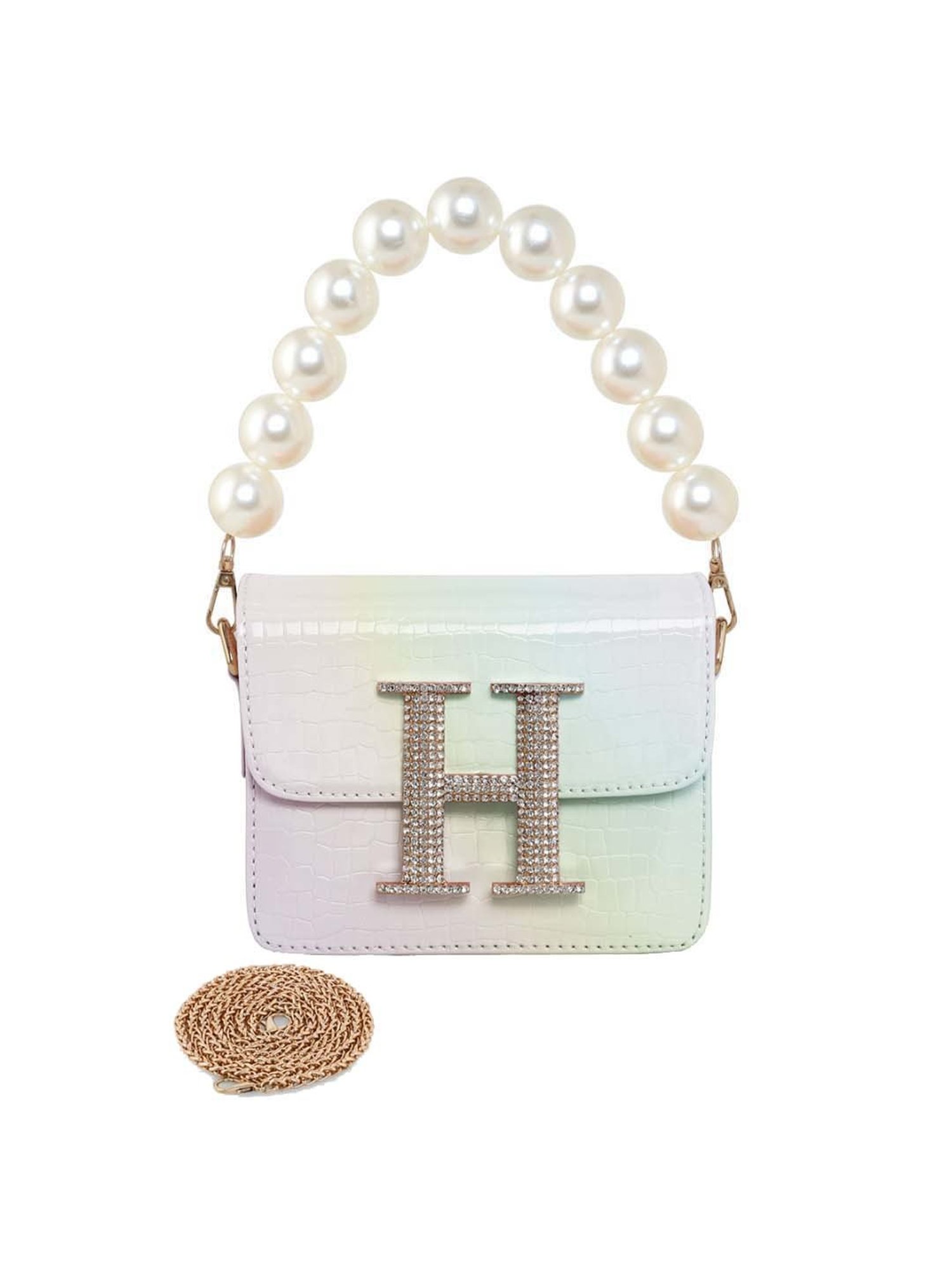 Esbeda Multicolor Textured Small Sling Handbag