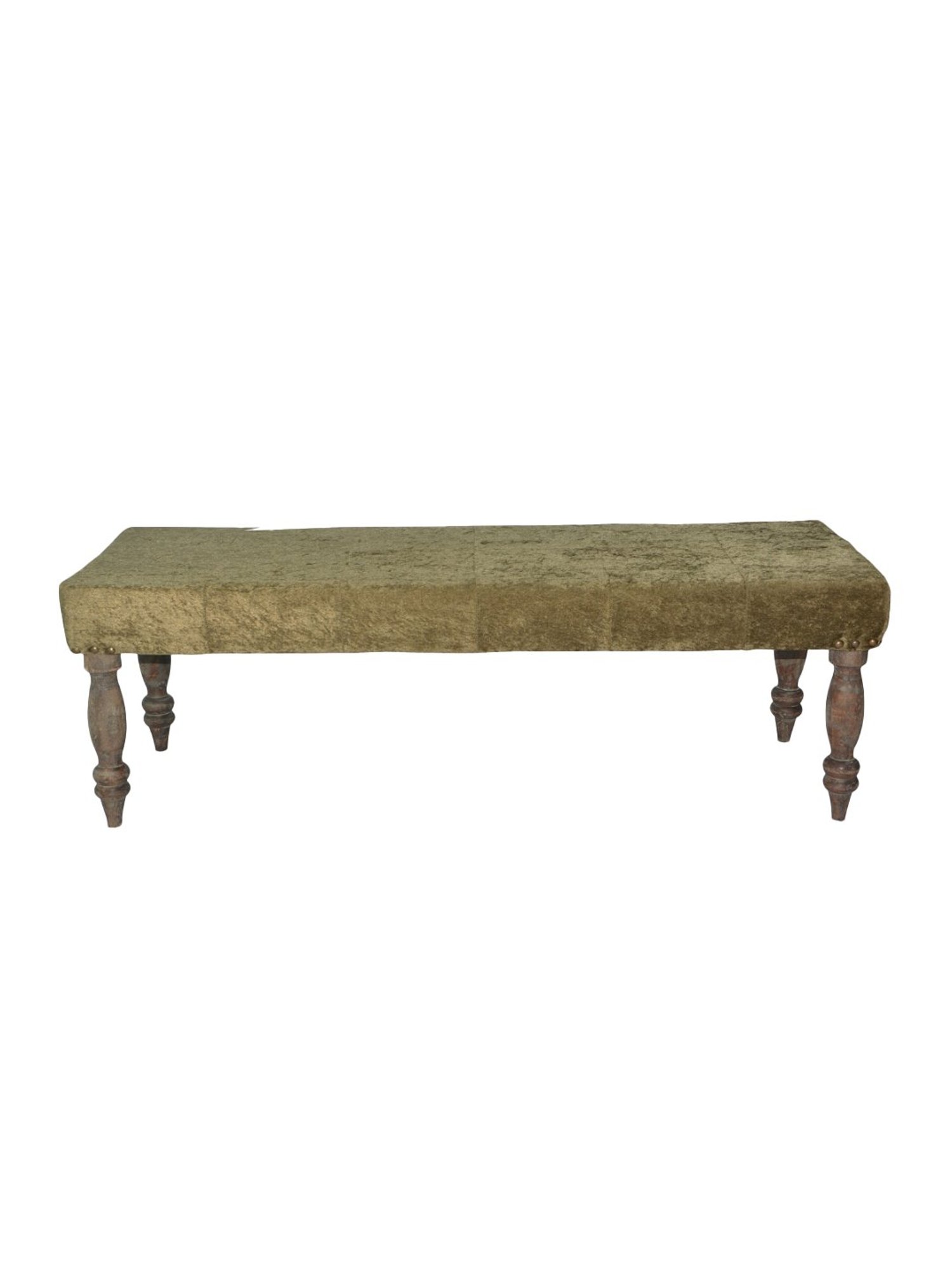 Ikiriya Cairo Solid Brown Wood 2 Seater Bench Sparkle