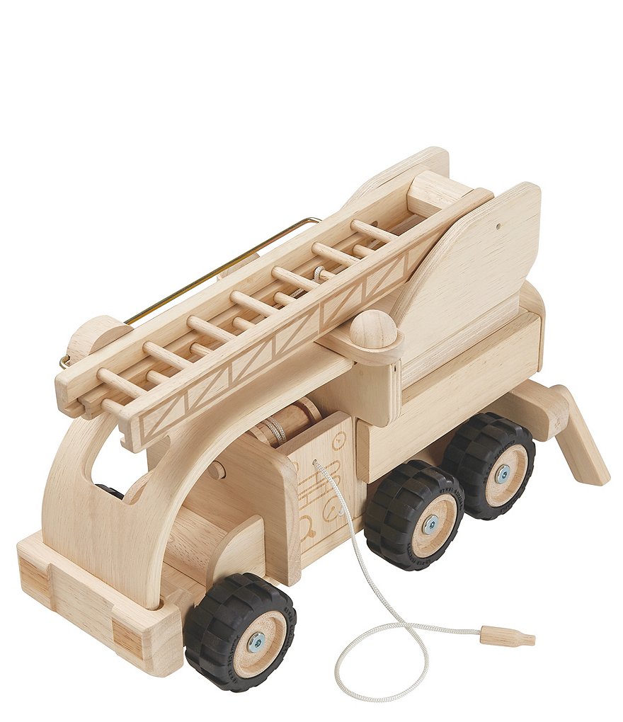 Plan Toys Wooden Toy Fire Truck