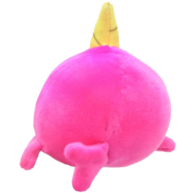 MMG Brands Moosh-Moosh 3 Inch Plushy Skwishy - Bubblegum the Pink Narwhal