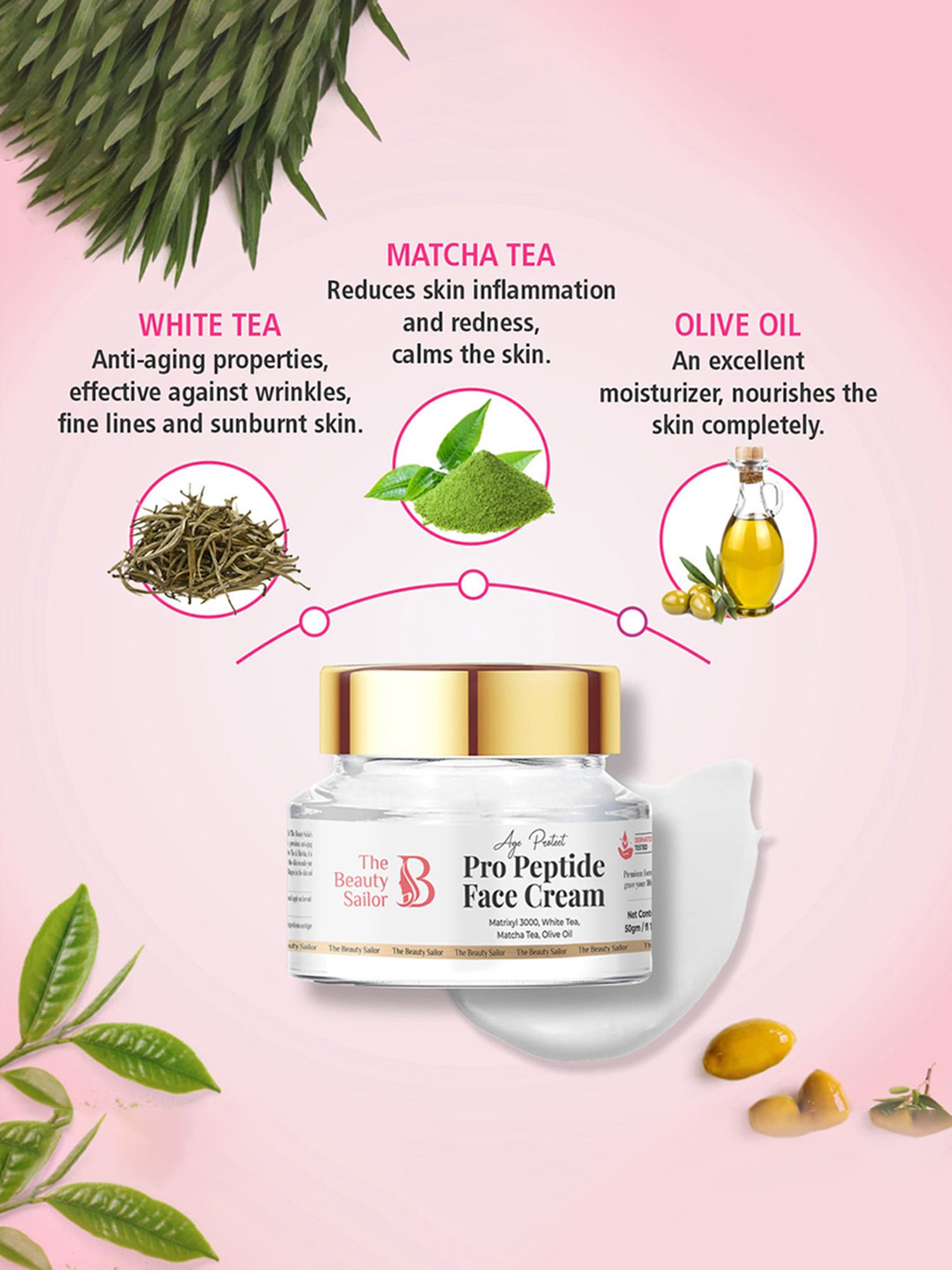 The Beauty Sailor Pro Peptide Face Cream - 50 gm