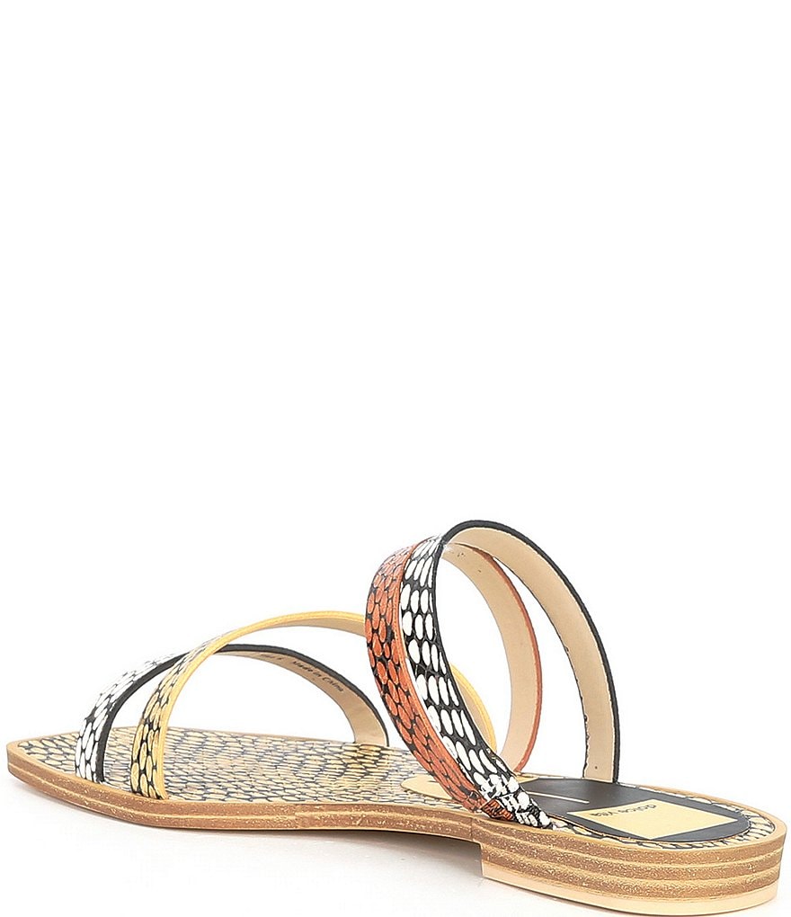 Dolce Vita Izabel Multi Snake Print Square Toe Sandals