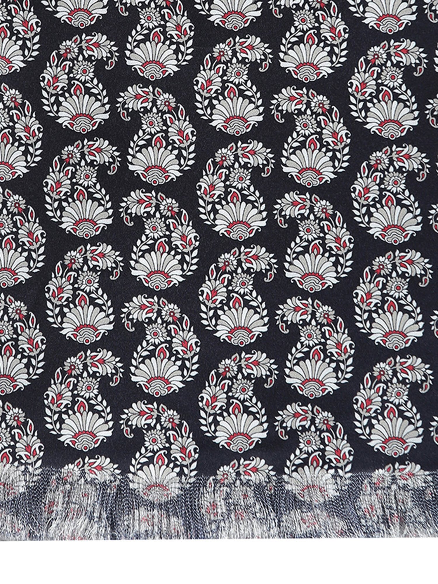 Tossido Black Printed Stole