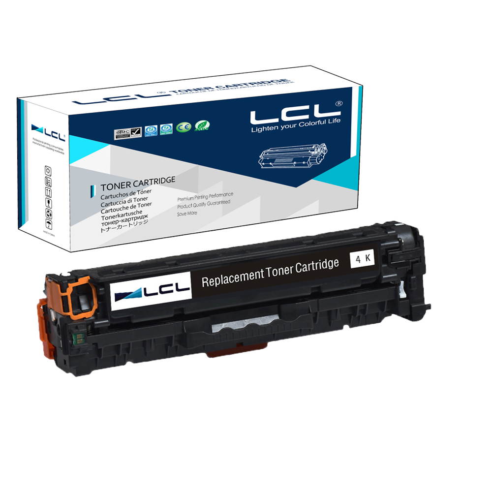 LCL Compatible for  HP 305X 305A CE410X CE410A 4000pages (1-Pack Black )  Toner Cartridge Compatible for HP Laserjet Enterprise 300 color M351