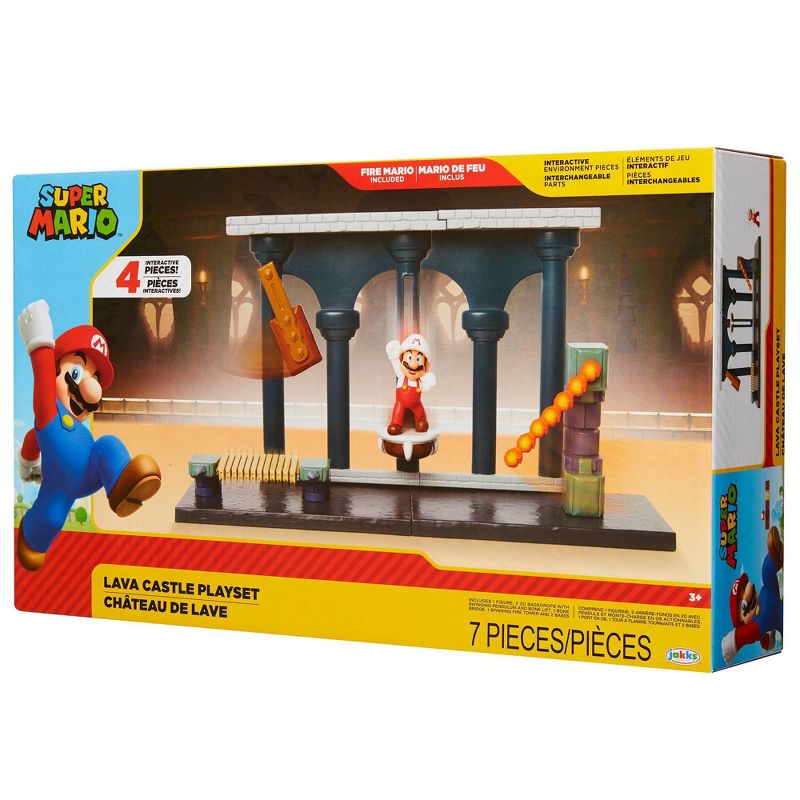Nintendo Super Mario Lava Castle Playset
