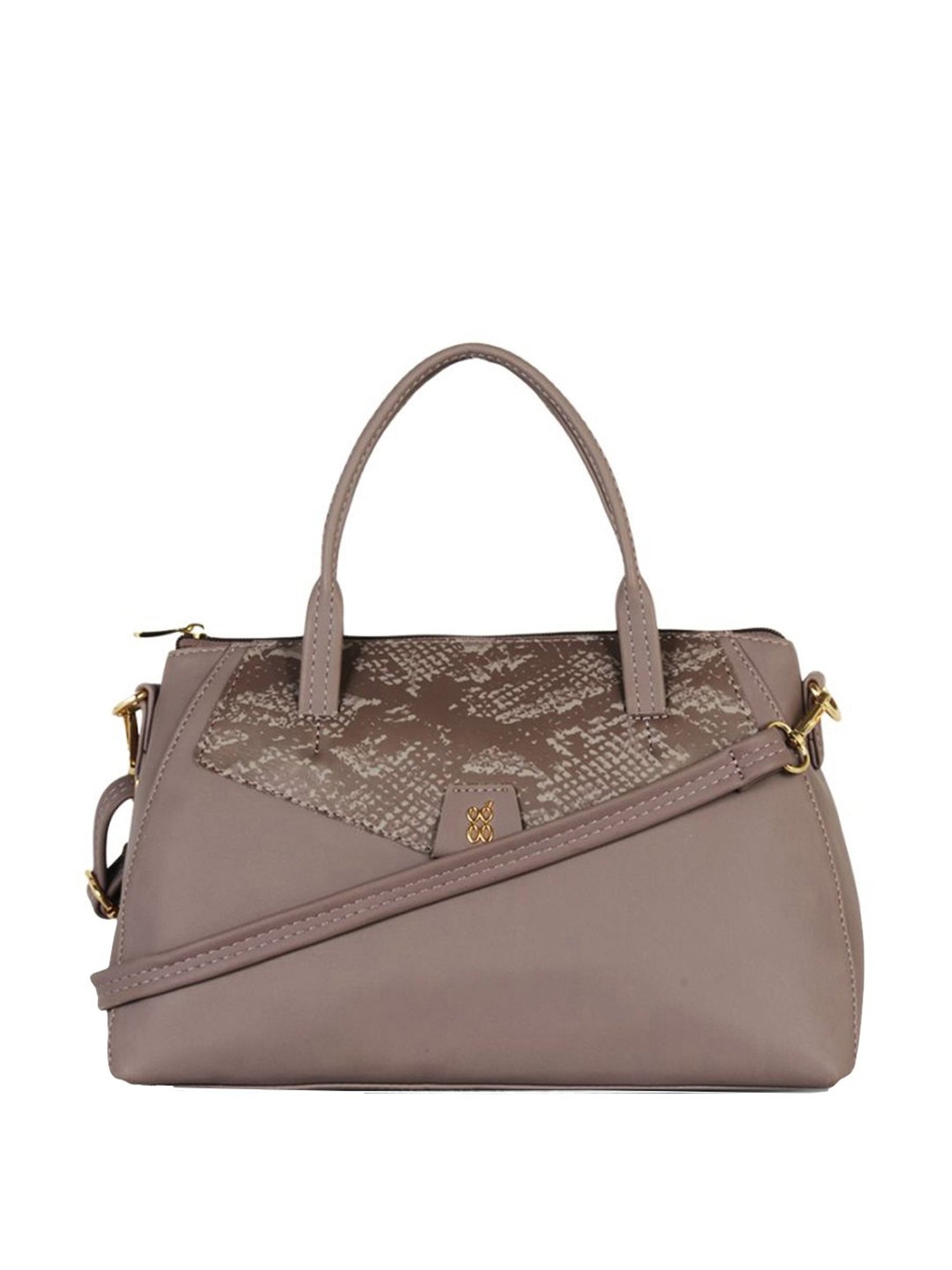 Baggit Purple Printed Medium Handbag