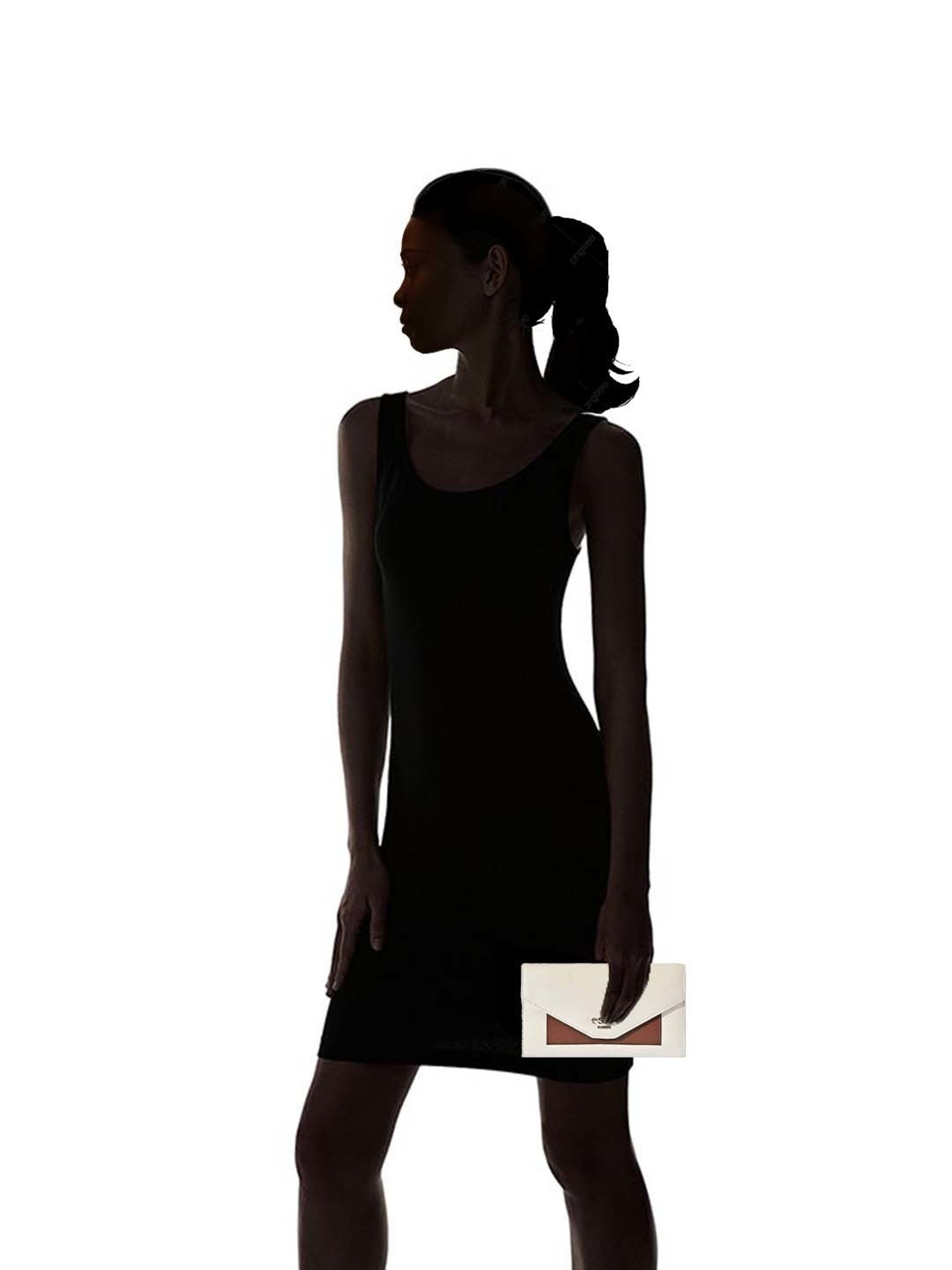 Eske Percy White Solid Tri-Fold Wallet for Women