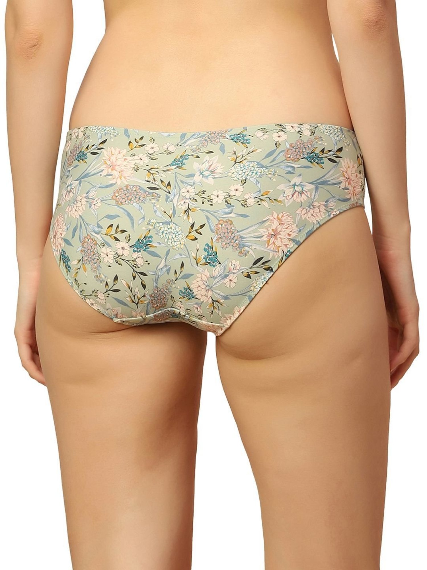 Triumph Pista Green Printed Panty
