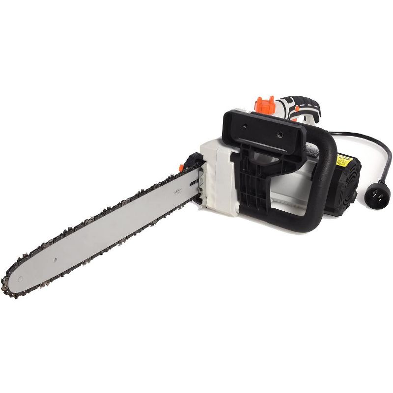 Ivation 16 in. 15.0 AMP Electric Chainsaw with Auto Oiling, Auto Tension and Chain Break, Corded, Powerful Oregon Chain