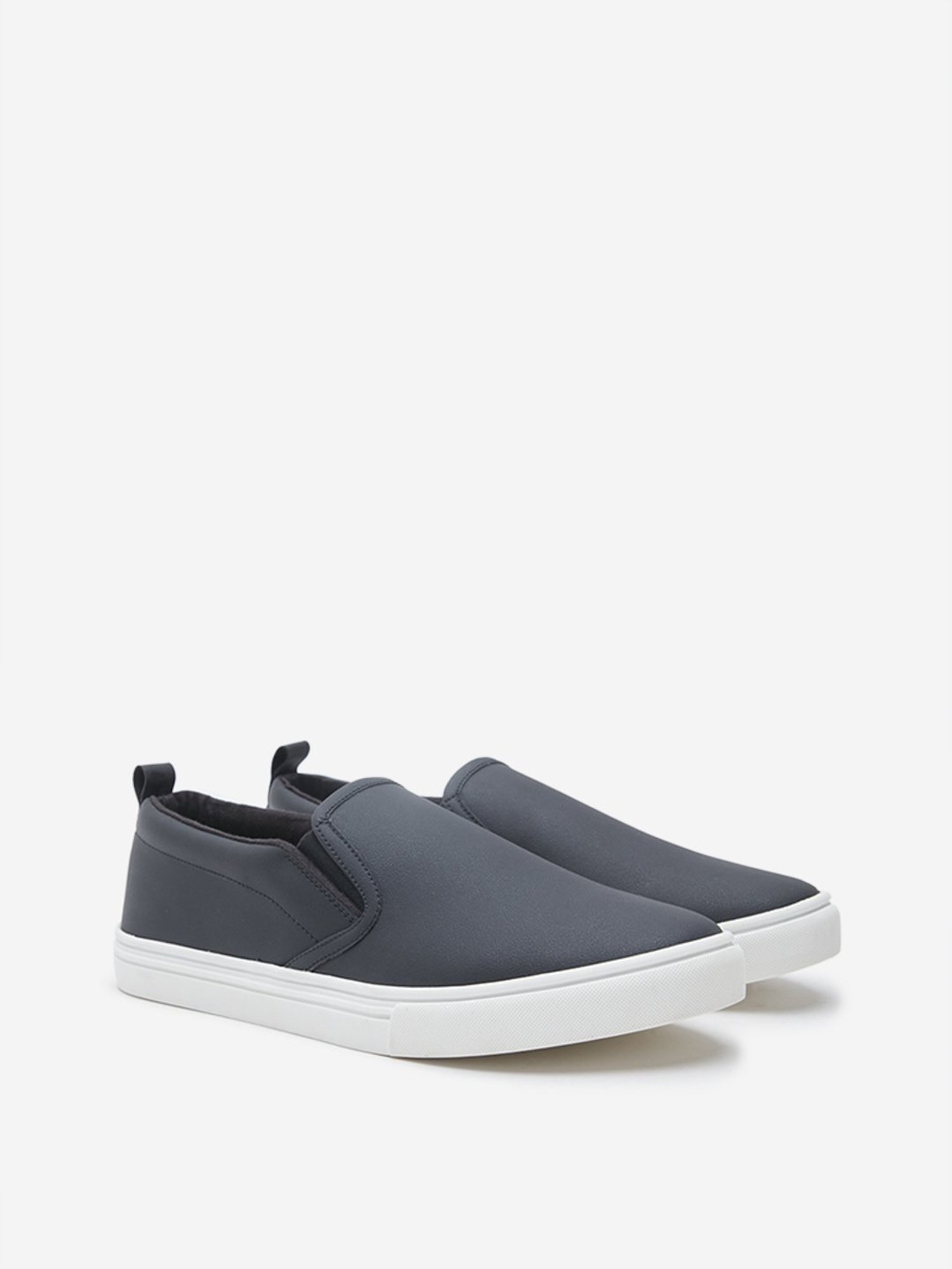 SOLEPLAY by Westside Black Slip-On Shoes
