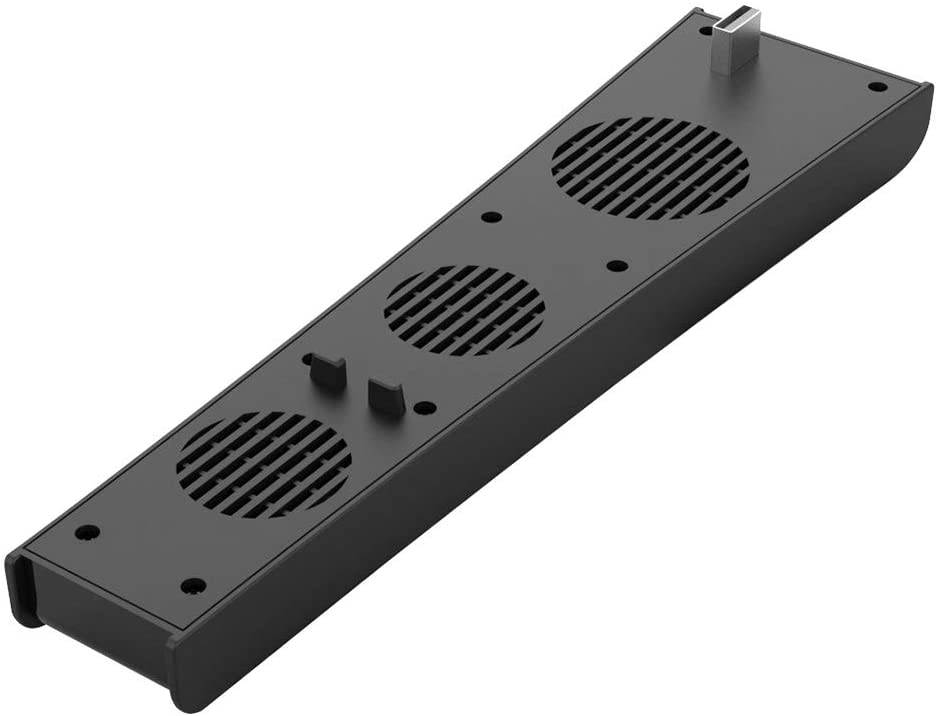 USB Cooler Cooling Fan for PS5 Playstation Console 3 Fans Rapid Cooling -Black